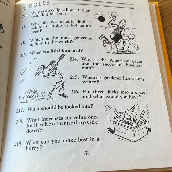 Jokes & Riddles A Platt & Munk Fun Time Book Vintage - Picture 6 of 10